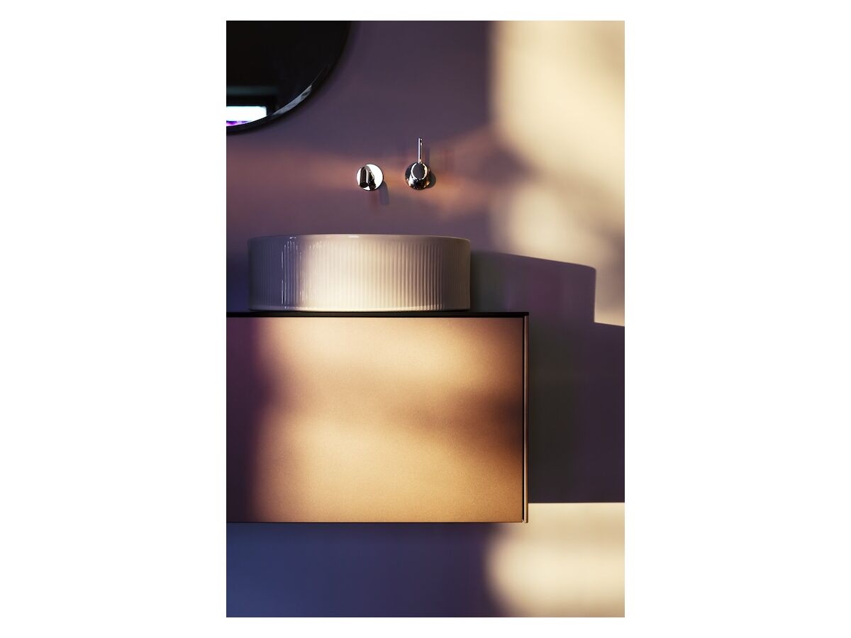 Reece LAUFEN Sonar Textured Above Counter Basin 410mm X 365mm White