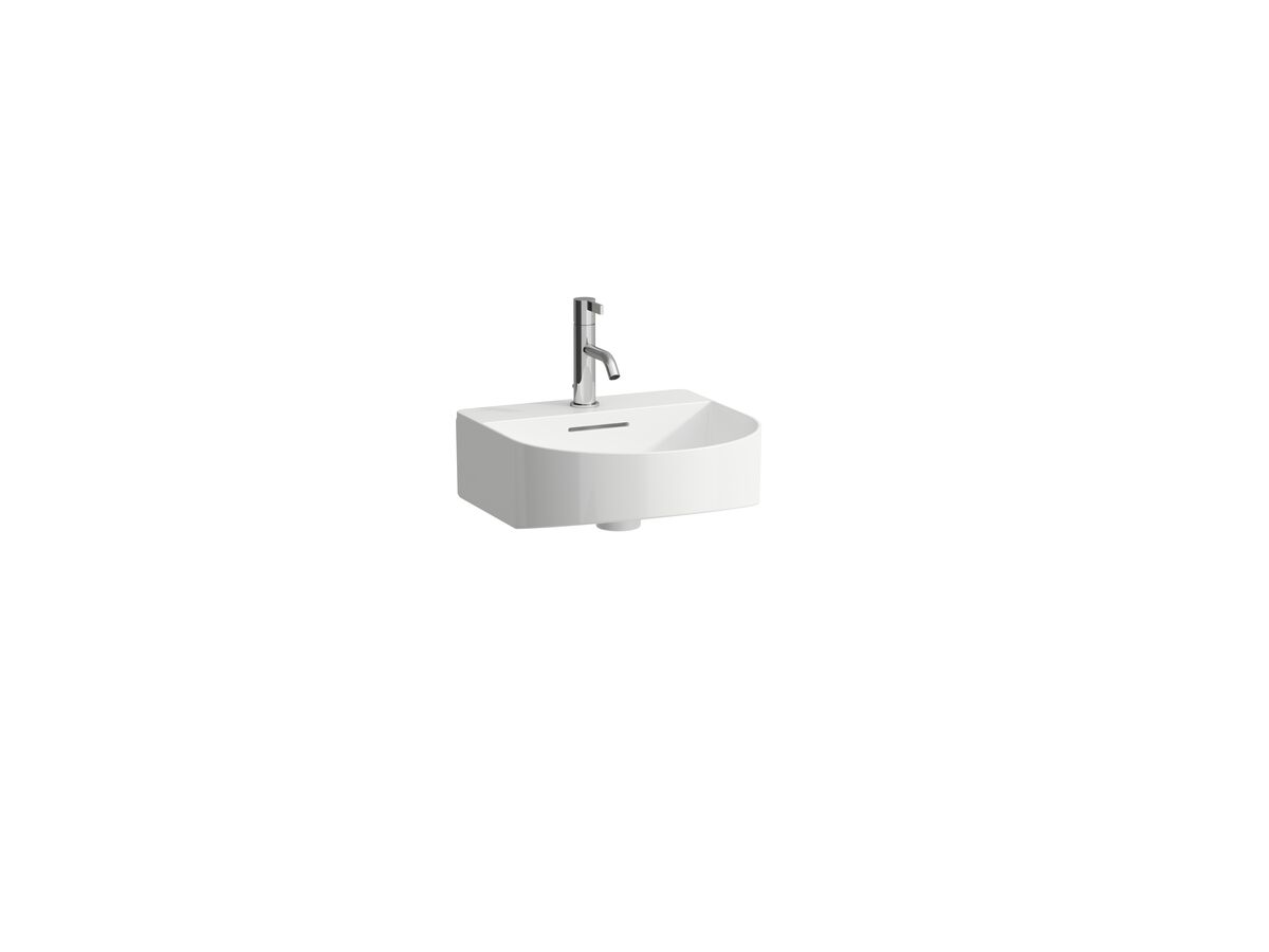 reece LAUFEN Sonar Wall Basin Only with Overflow 1 Taphole 410x420 White