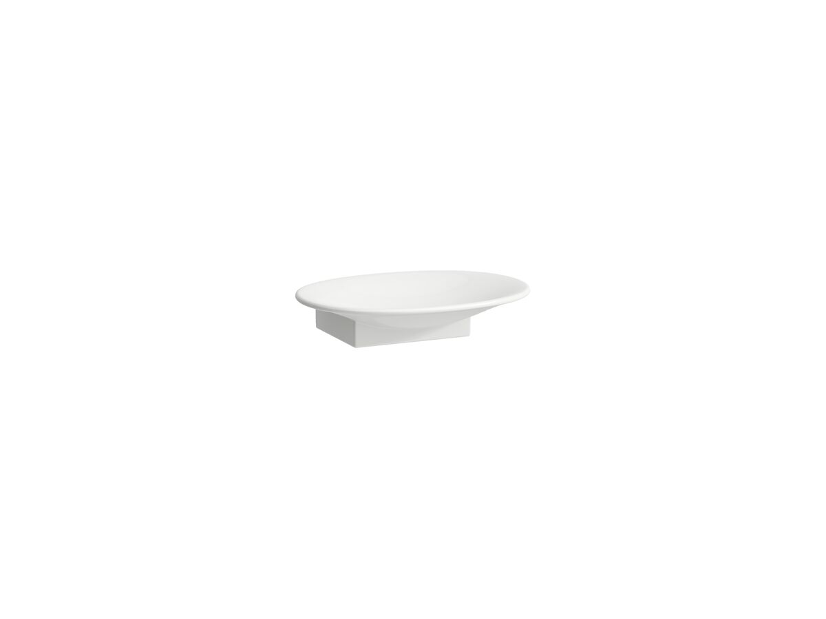 reece LAUFEN The New Classic Ceramic Soap Dish White