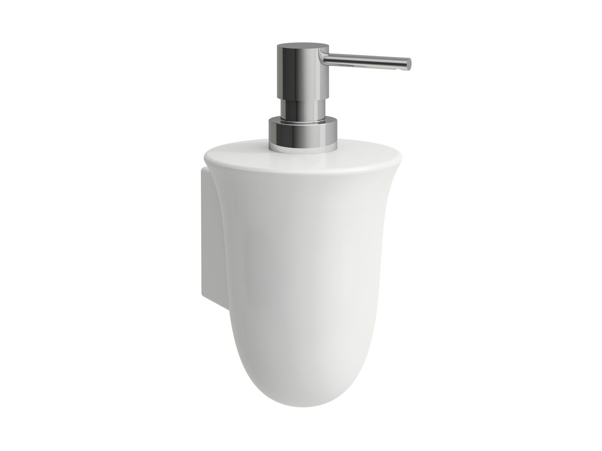 reece LAUFEN The New Classic Soap Dispenser Chrome/White