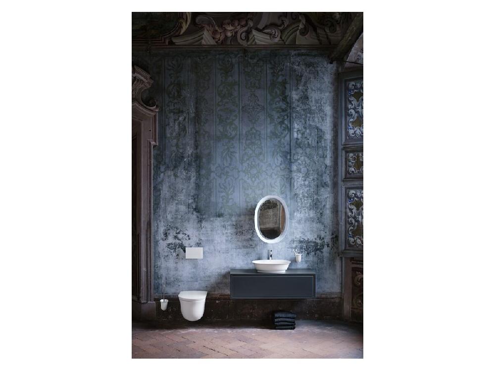 Reece LAUFEN The New Classic Toilet Brush & Holder White
