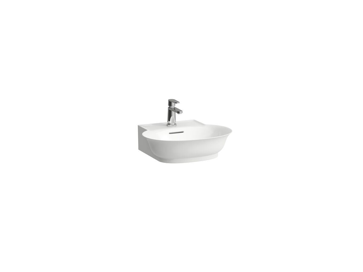 reece LAUFEN The New Classic Wall Basin Only 1 Taphole with Overflow 500x450 White