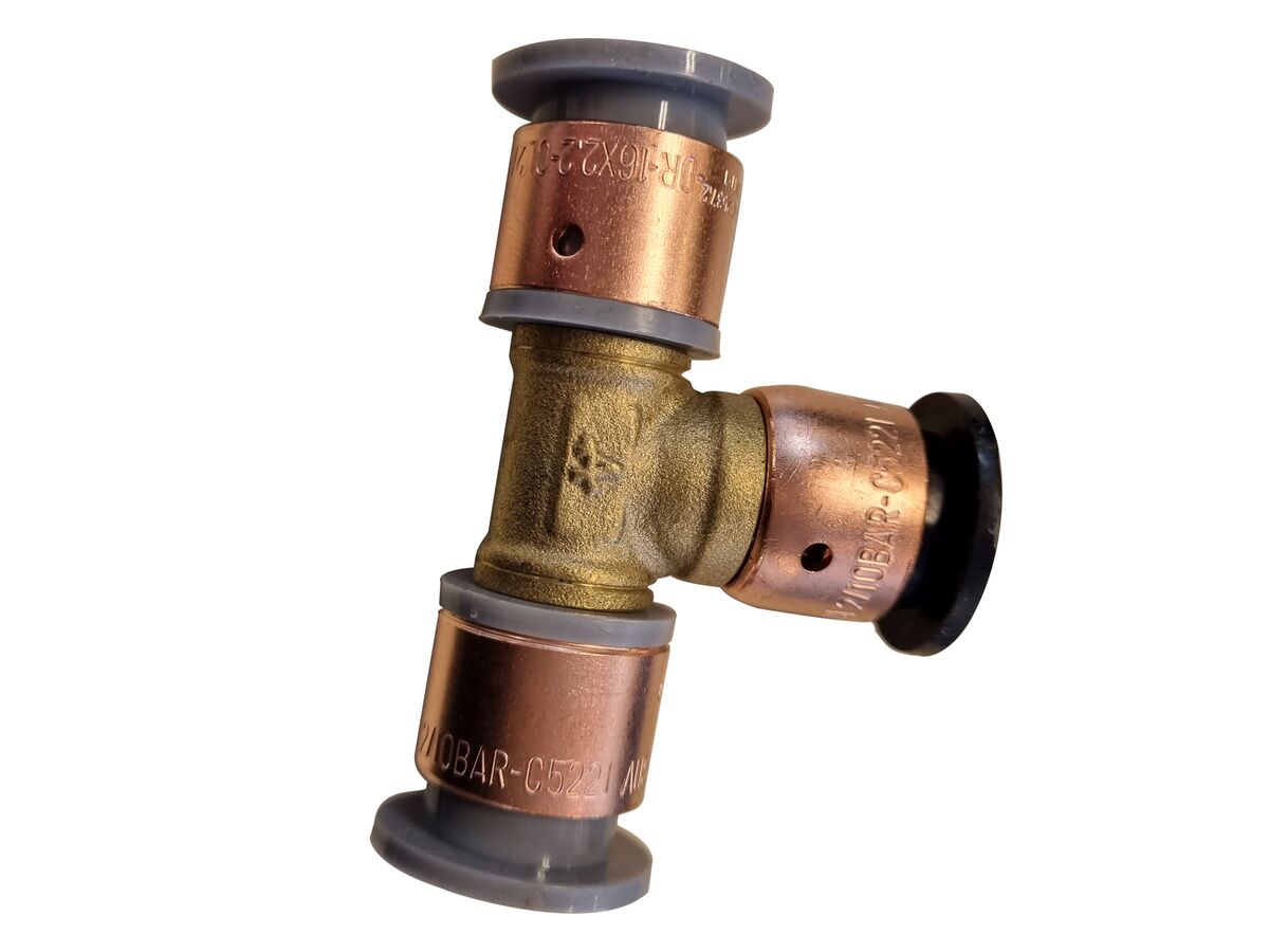 reece Lead Free Auspex Adaptor Tee 18mm Polybute x 18mm Polybute x (16mm)