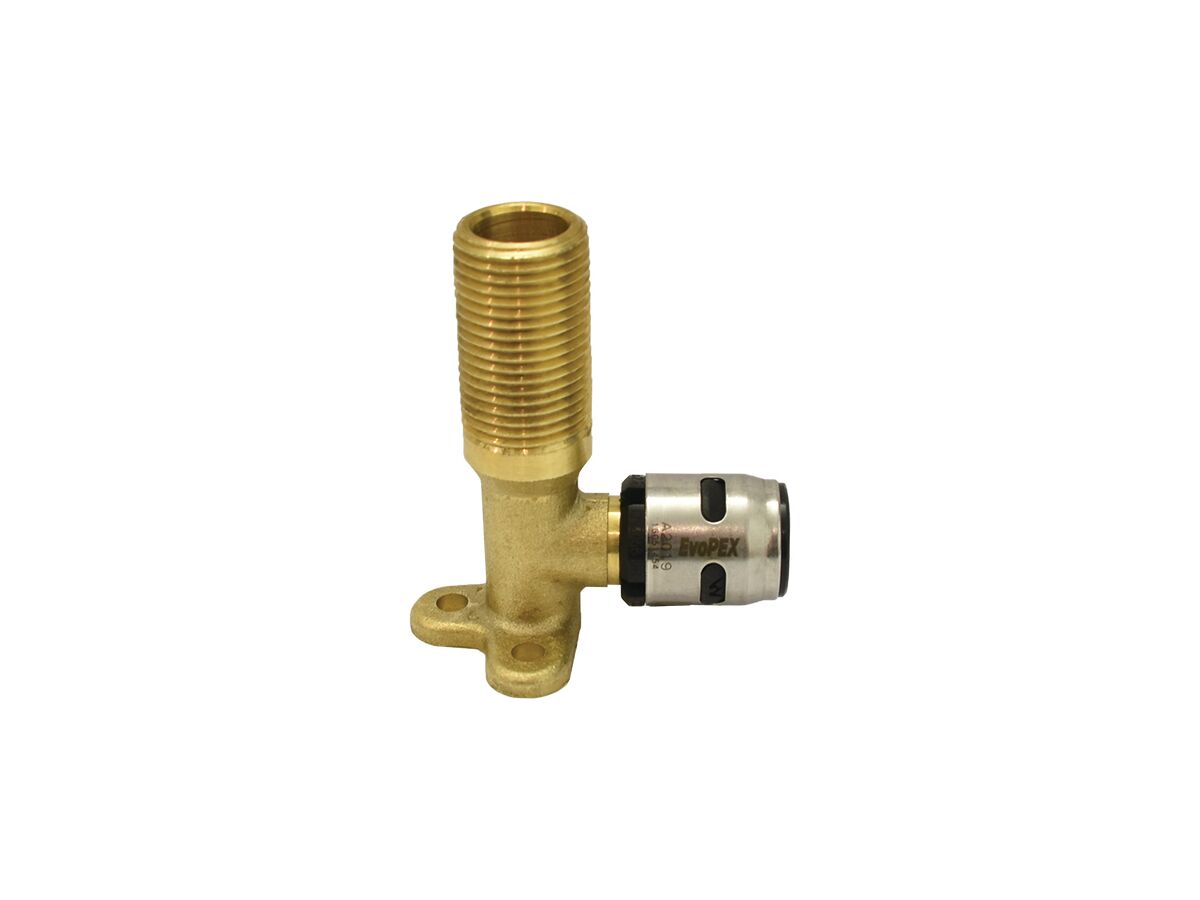 reece *Lead Free* EvoPEX BP19 Elbow 16mm x 1/2 MI ext 73mm