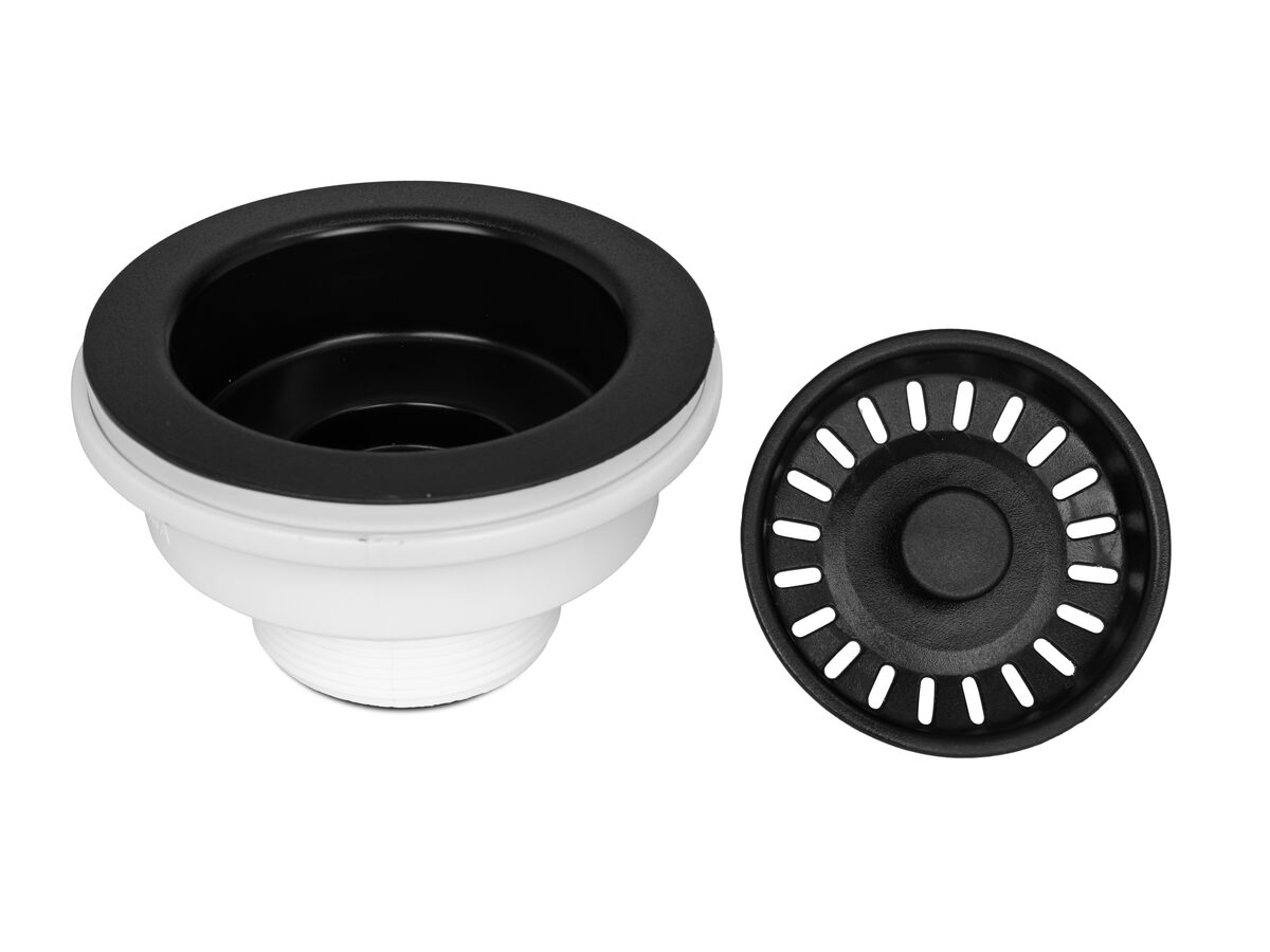 Reece Memo Basket Plug & Waste 90mm X 50mm (Suits All Sinks) Matte Black