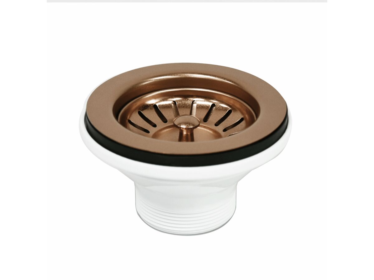 reece Memo Basket Plug & Waste 90mm x 50mm (Suits Stainless Steel Sinks) Bronze