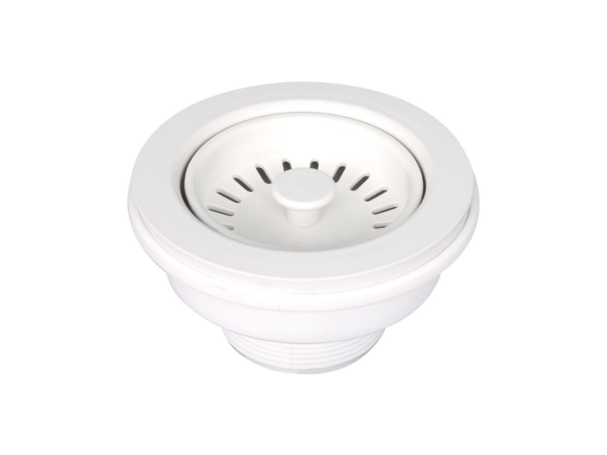 reece Memo Basket Plug & Waste 90mm x 50mm Universal Matte White