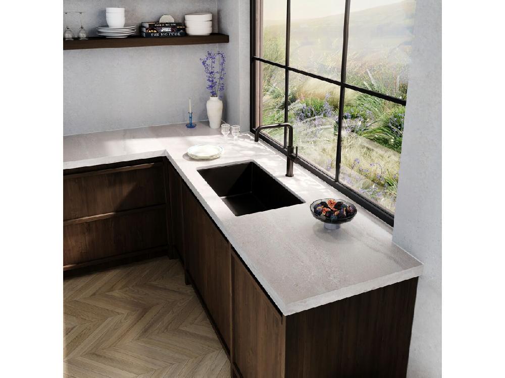 Reece Memo Freya Mega Bowl Sink No Taphole Granite Black