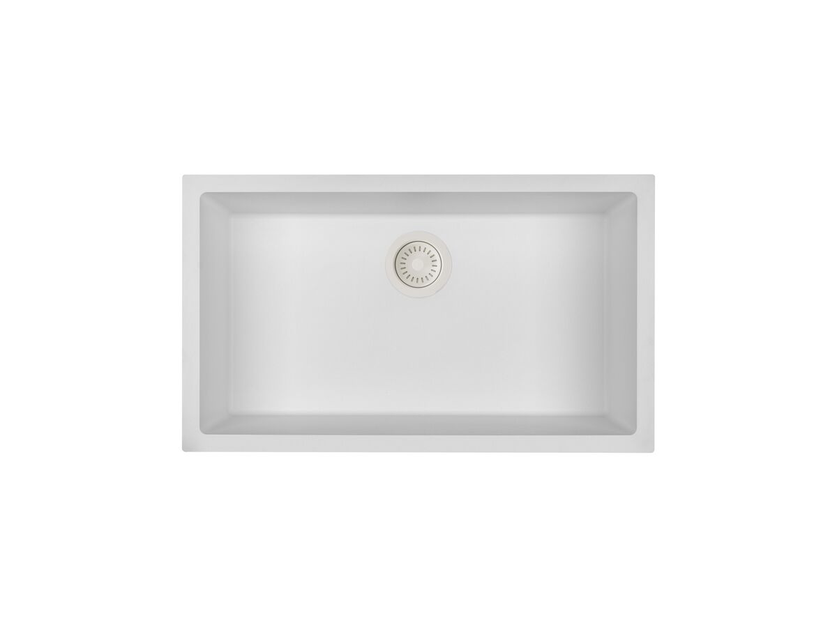 reece Memo Freya Mega Bowl Sink No Taphole Granite White