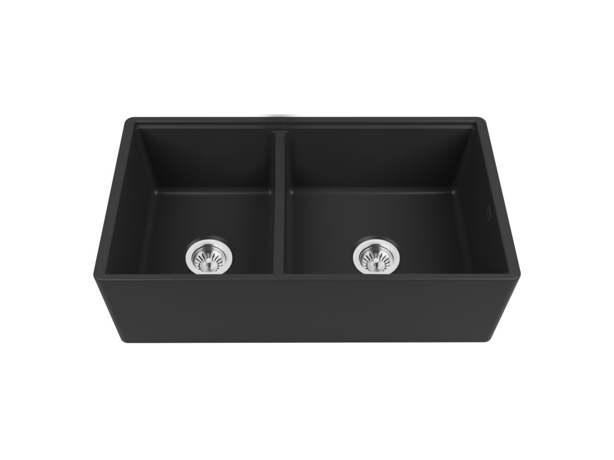 Reece Memo Harper 1 3/4 Butler Sink Fireclay Matte Black