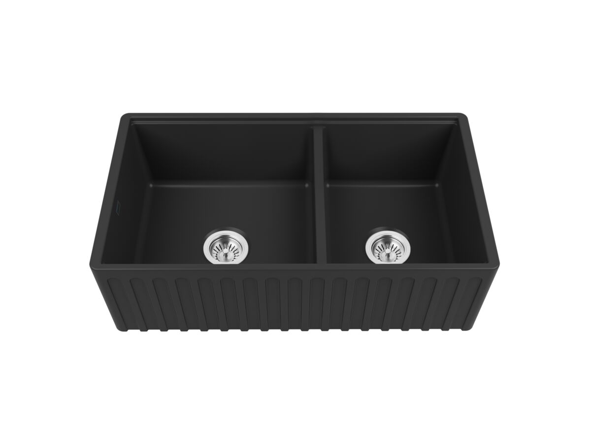 reece Memo Harper 1 3/4 Butler Sink Fireclay Matte Black