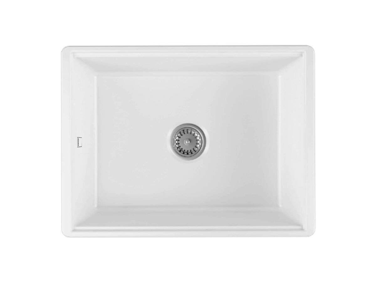 Reece Memo Harper Single Bowl Butler Sink 610mm Fireclay White
