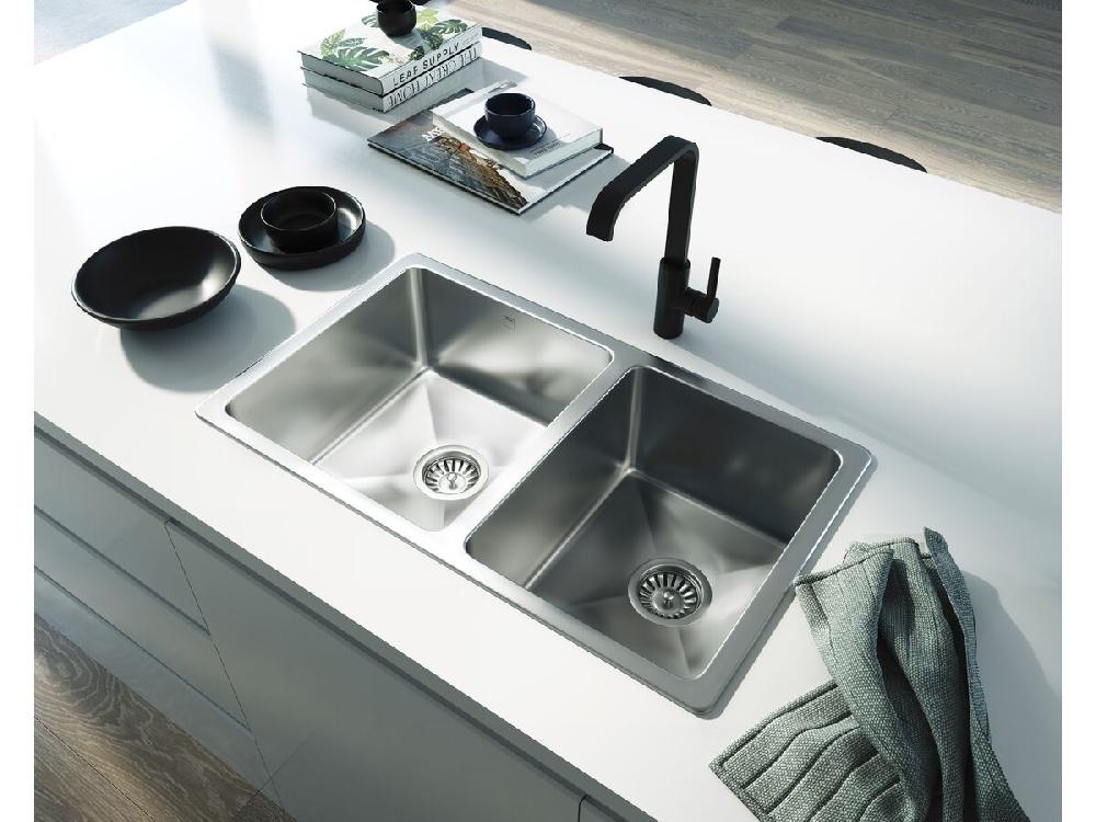 Reece Memo Hugo 1 3/4 Bowl Sink No Taphole Stainless Steel