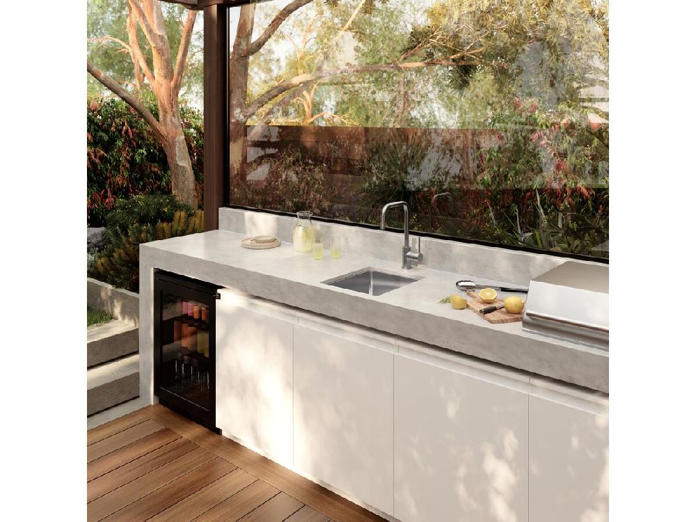 Reece Memo Isla Outdoor Single Bowl Sink No Taphole 316 Stainless Steel