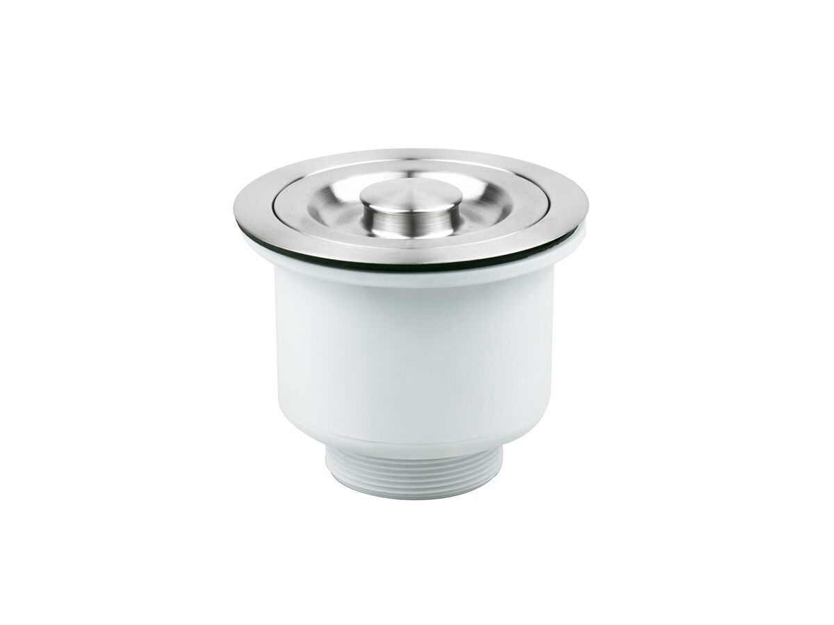 Reece Memo Removable Deep Basket Waste With Plug Stainless Steel