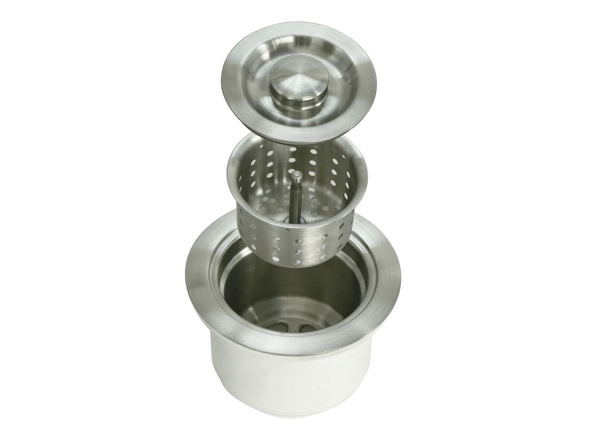 reece Memo Removable Deep Basket Waste with Plug Stainless Steel