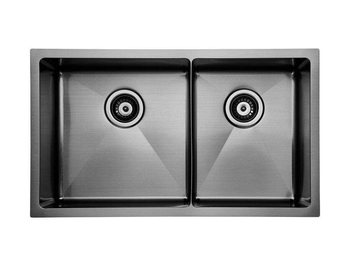 Reece Memo Zenna 1 3/4 Bowl Sink Nanoplated Gunmetal