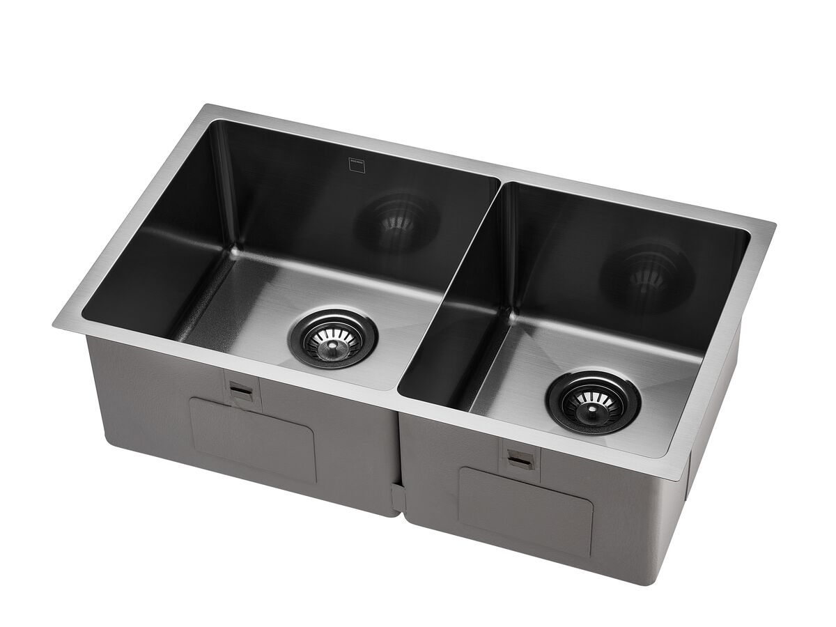 Reece Memo Zenna 1 3/4 Bowl Sink Nanoplated Gunmetal