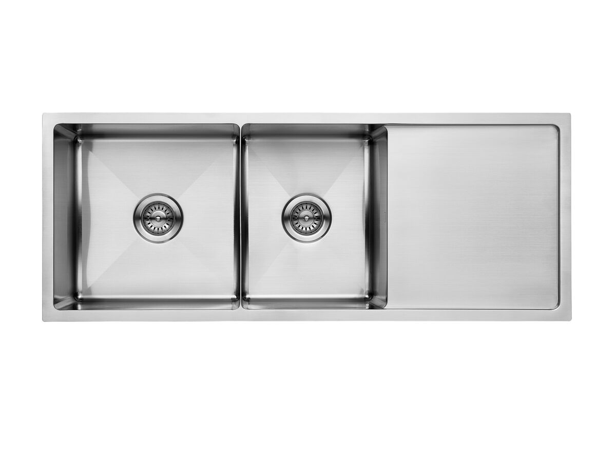 Reece Memo Zenna 1 & 3/4 Bowl Sink With Reversible Drainer No Taphole Stainless Steel