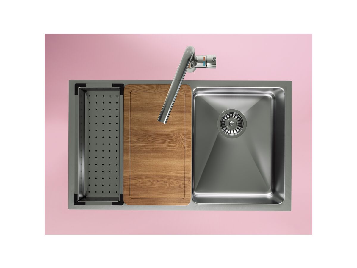 Reece Memo Zenna Colander 168mm X 420mm Stainless Steel