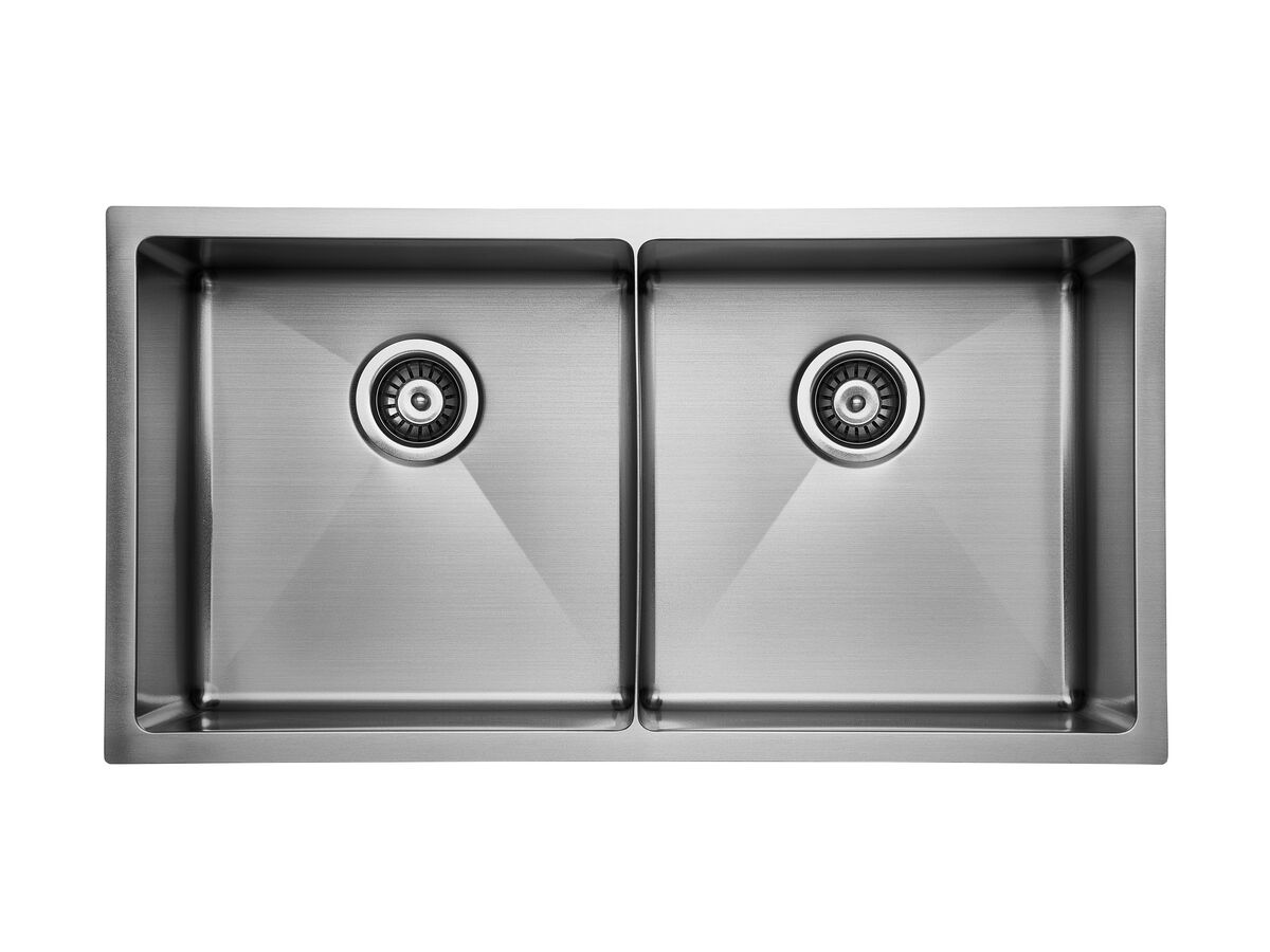 Reece Memo Zenna Double Bowl Sink Nanoplated Nickel