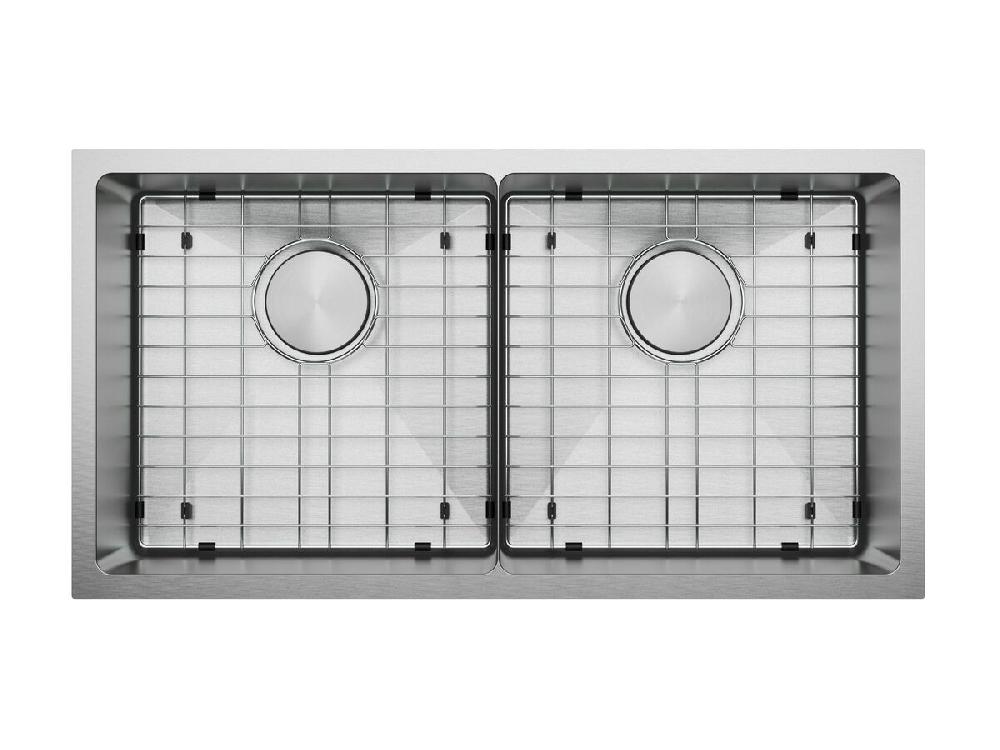 reece Memo Zenna Double Bowl Sink Nanoplated Nickel