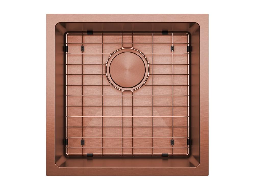 reece Memo Zenna Single Bowl Sink Nanoplated Bronze