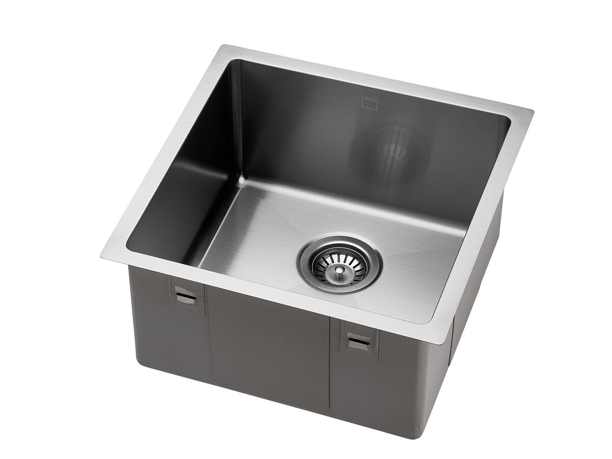 Reece Memo Zenna Single Bowl Sink Nanoplated Nickel