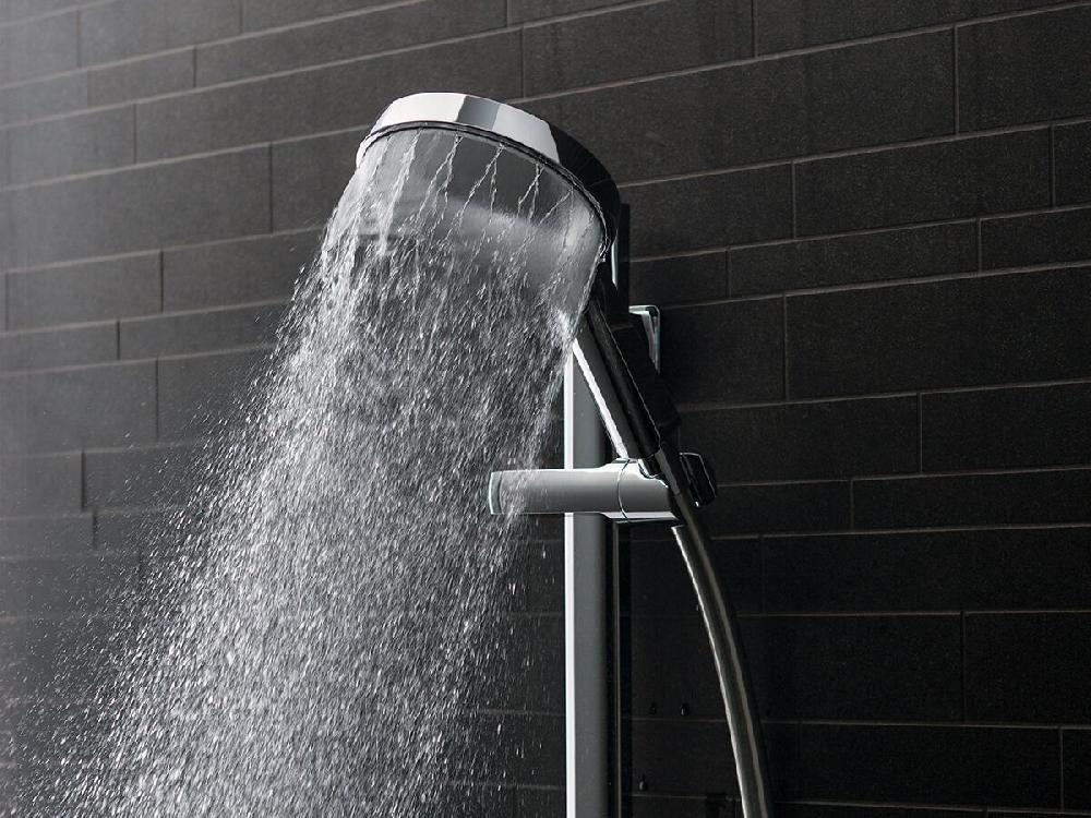 reece Methven Aio Aurajet Single Rail Shower with Wall Water Inlet Chrome (3 Star)