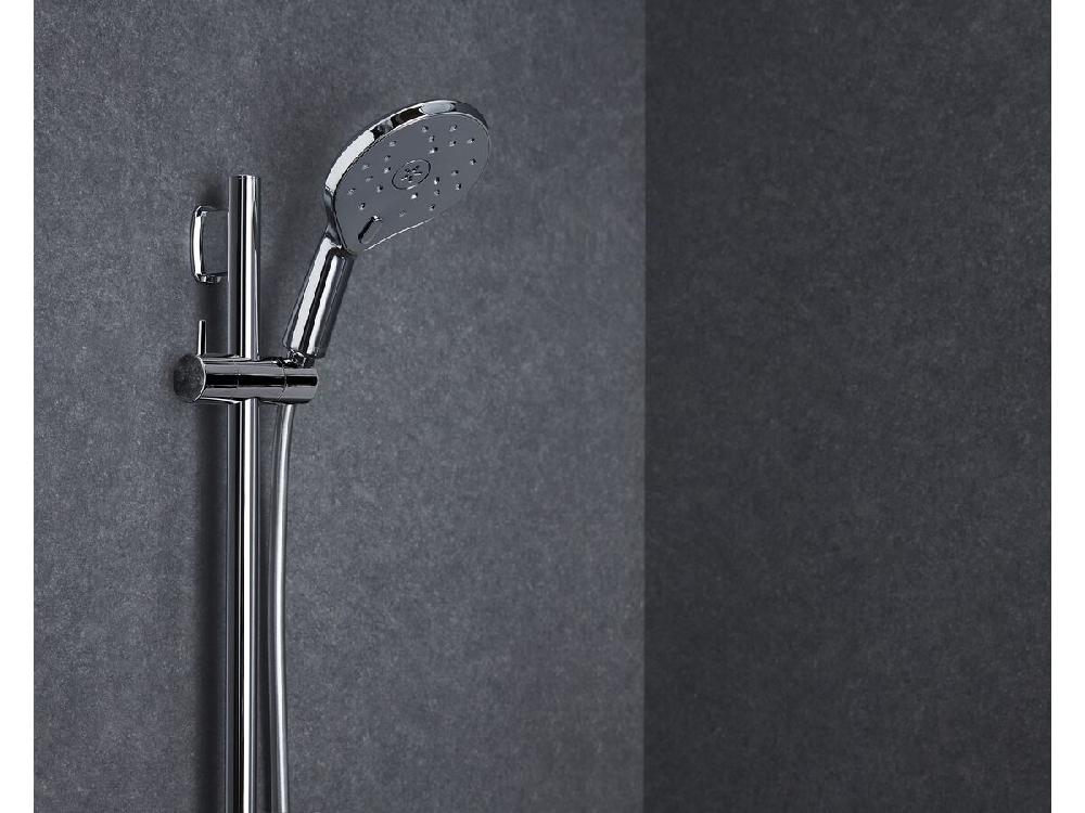Reece Methven Escape MK3 Satinjet Single Rail Shower With Wall Water Inlet Chrome (3 Star)