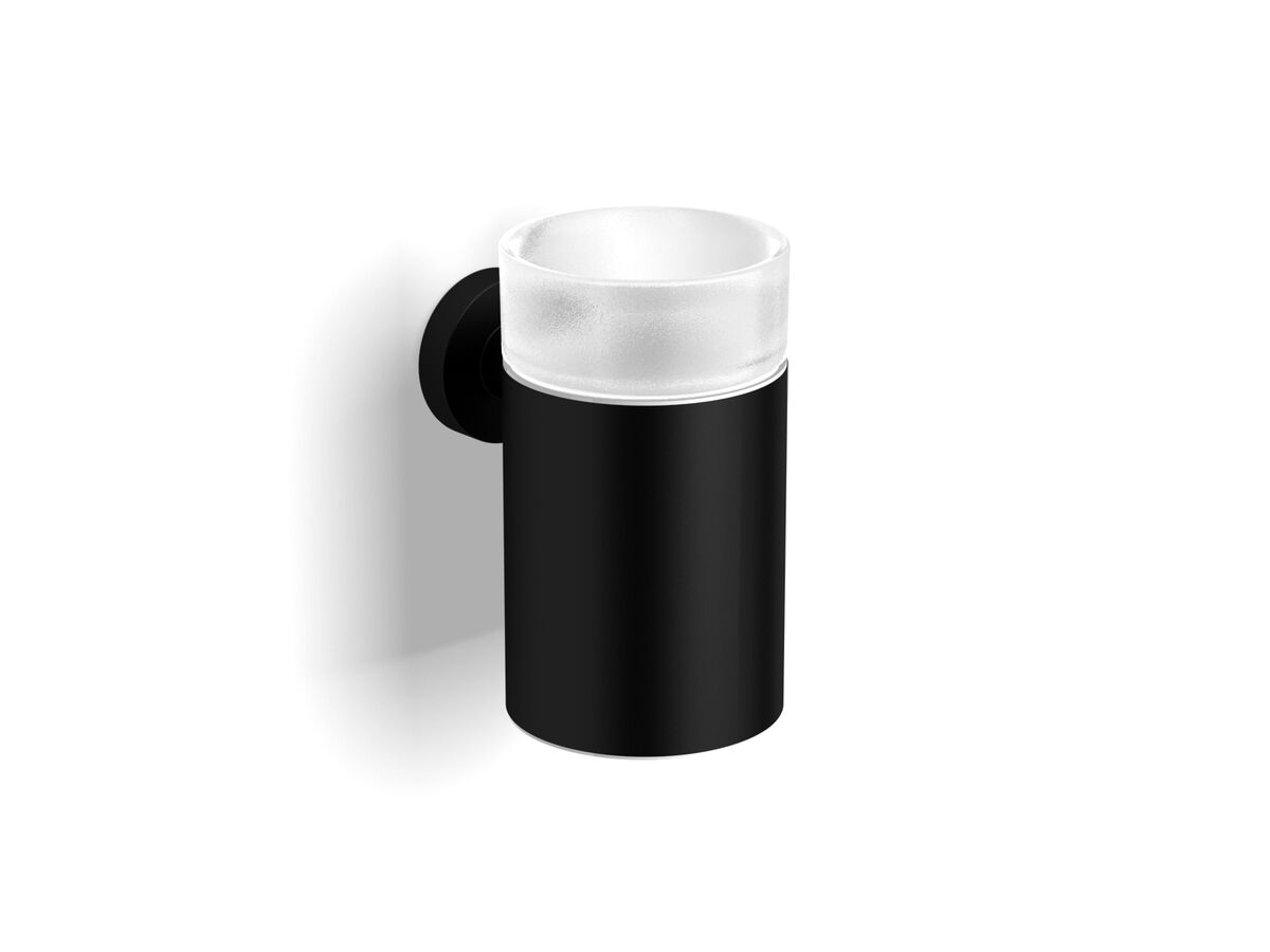 reece Milli Axon MK2 Wall Mount Tumbler Glass/Matte Black