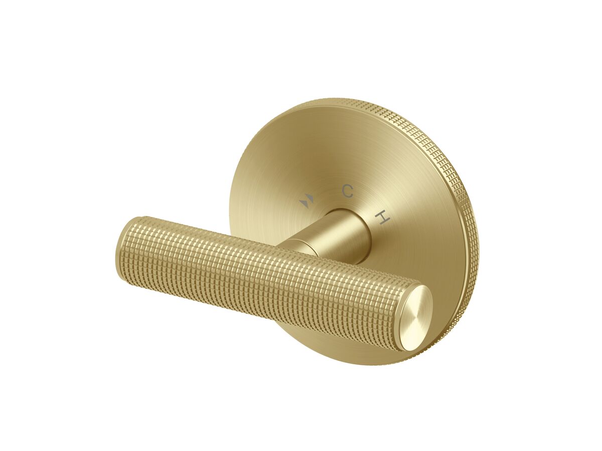 reece Milli Etch Progressive Shower Mixer Tap Brushed Gold Lead Free