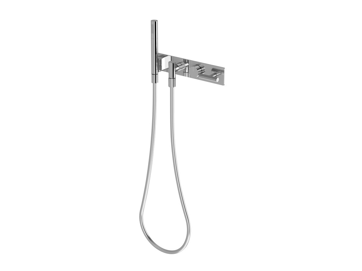 reece Milli Etch Progressive Shower Mixer Tap System with Handshower Chrome (3 Star)