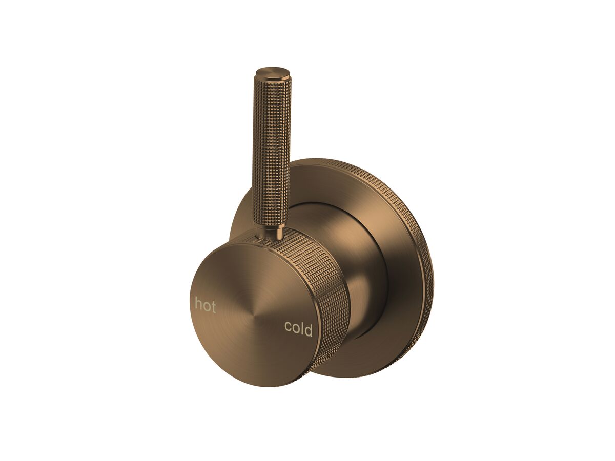 reece Milli Etch Shower Mixer Kit Brushed Bronze Lead Free