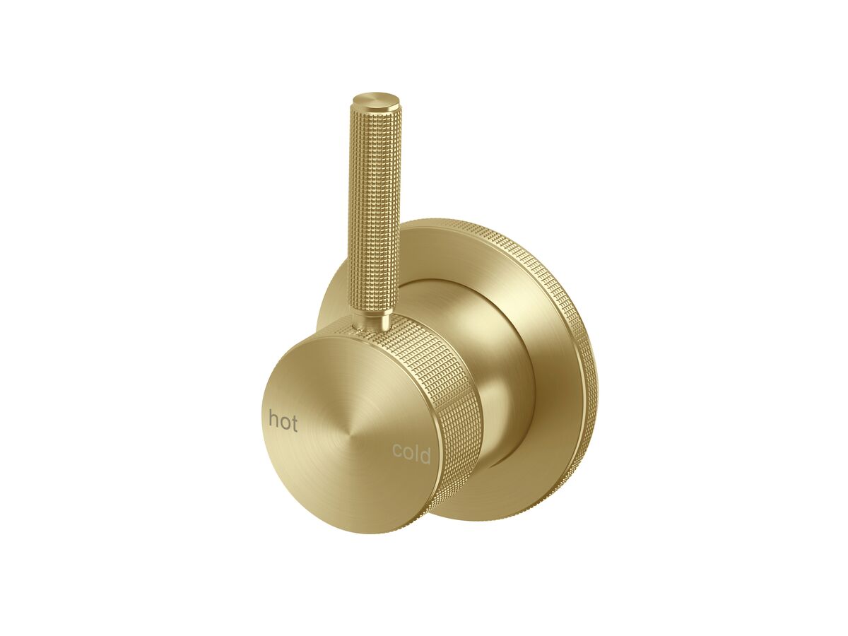 Reece Milli Etch Shower Mixer Tap Trimset Brushed Gold Lead Free