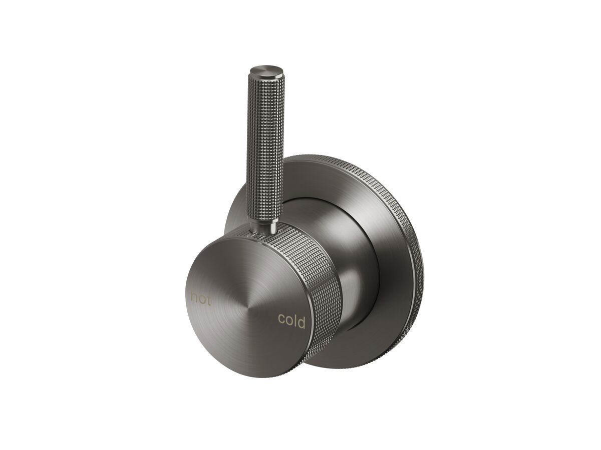 Reece Milli Etch Shower Mixer Tap Trimset Brushed Gunmetal Lead Free