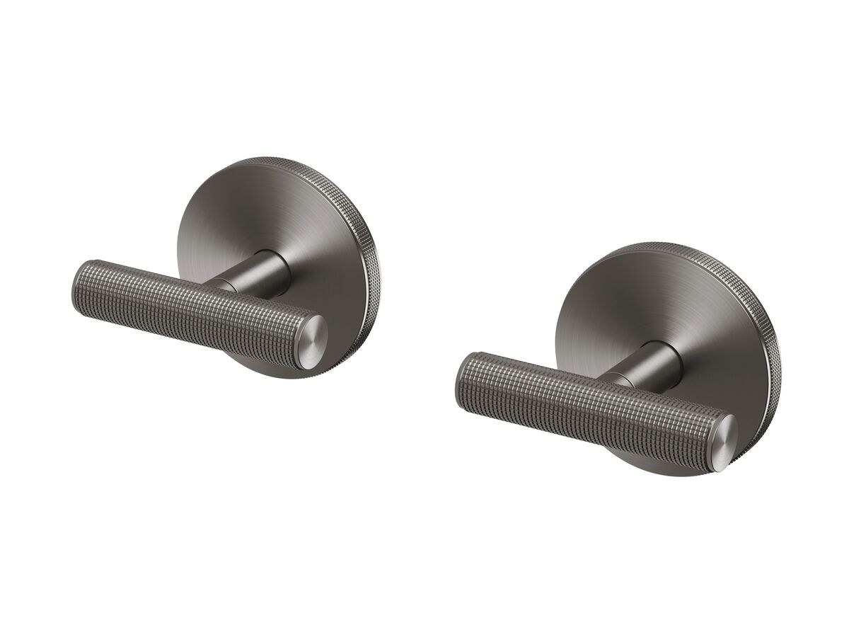 reece Milli Etch Wall Top Assemblies Brushed Gunmetal Lead Free