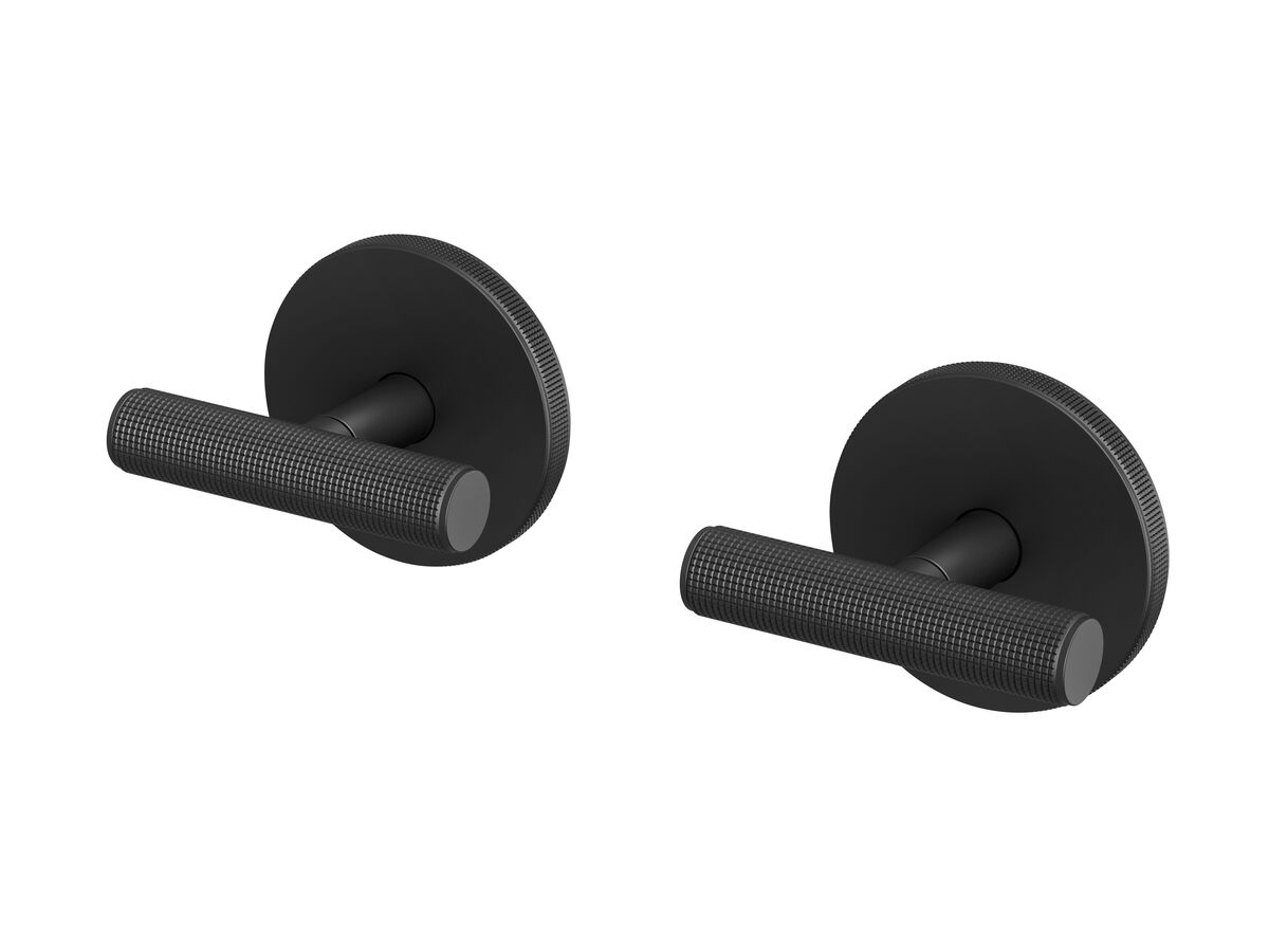 Reece Milli Etch Wall Top Assemblies Matte Black Lead Free