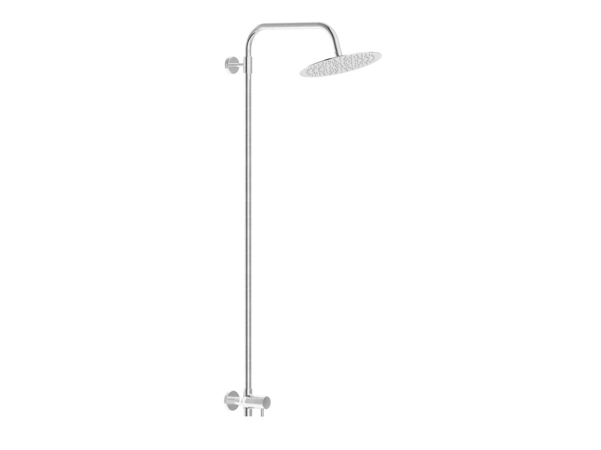 reece Milli Inox Overhead Single Rail Shower with Bottom Rail Water Inlet Stainless Steel (3 Star) reece Milli Inox Overhead Single Rail Shower with Bottom Rail Water Inlet Stainless Steel (3 Star)