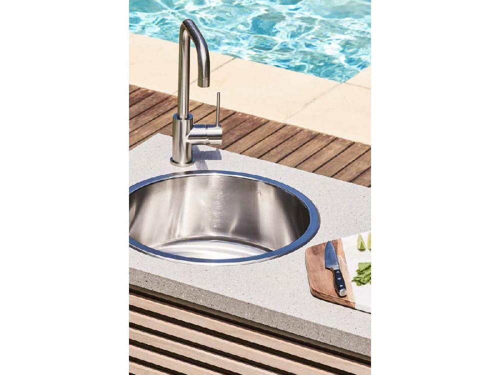 Reece Milli Inox Sink Mixer Tap Stainless Steel (5 Star)