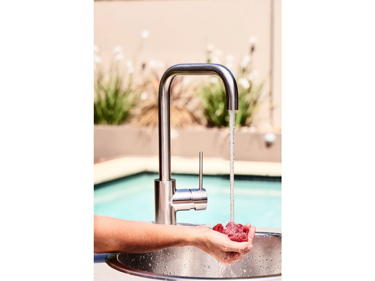 Reece Milli Inox Sink Mixer Tap Stainless Steel (5 Star)