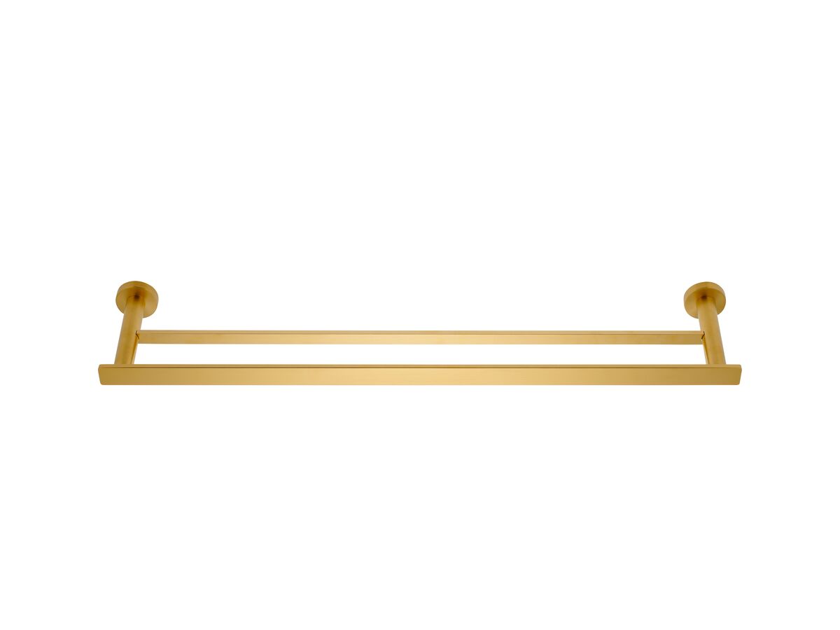 reece Milli Marle Edit Double Towel Rail 600mm Brushed Gold