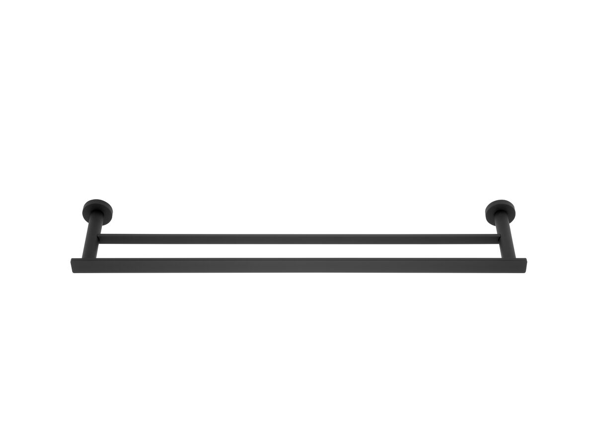 reece Milli Marle Edit Double Towel Rail 600mm Matte Black