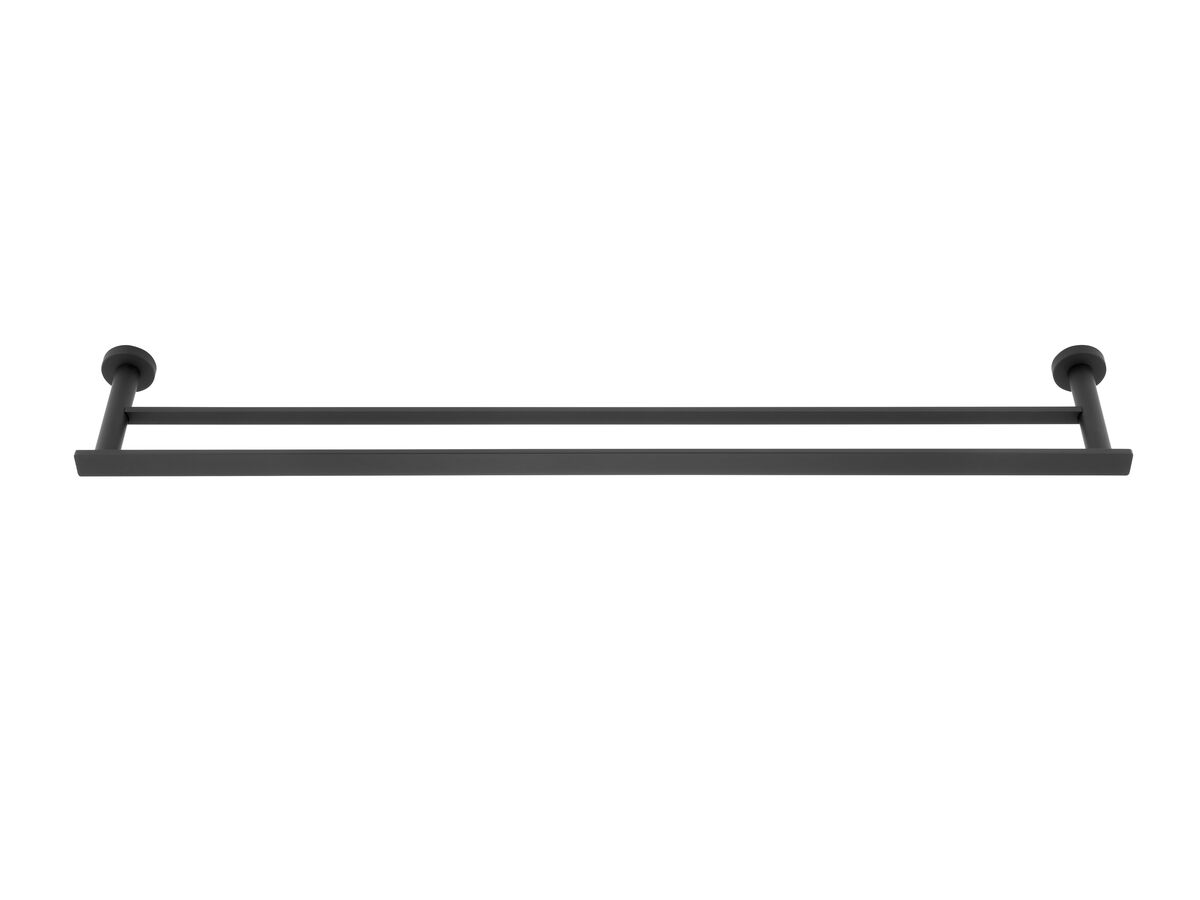 reece Milli Marle Edit Double Towel Rail 800mm Matte Black