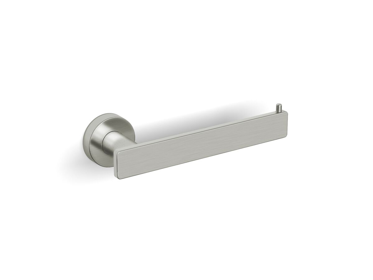 reece Milli Marle Edit Straight Toilet Roll Holder Brushed Nickel