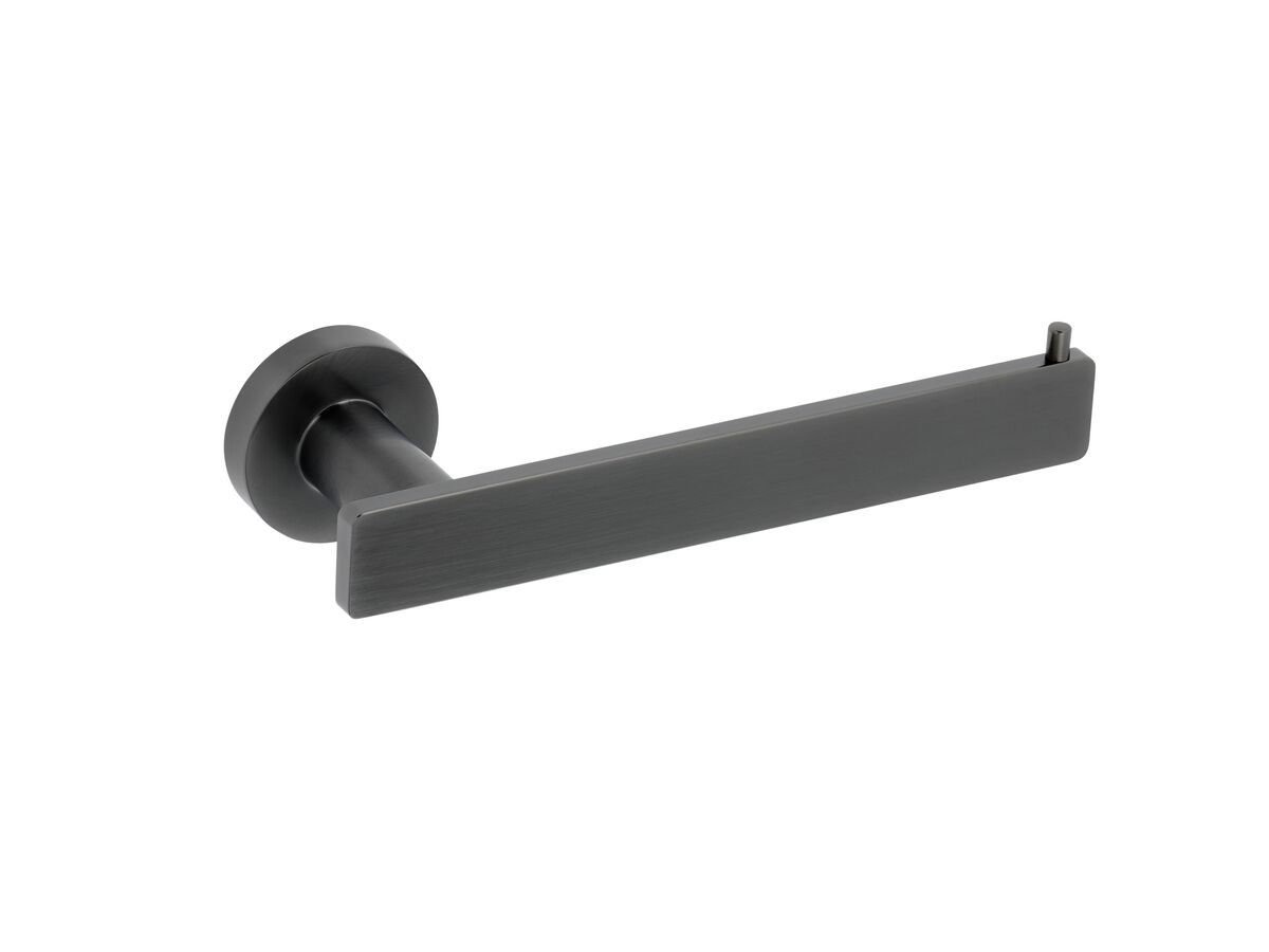 reece Milli Marle Edit Straight Toilet Roll Holder Brushed Gunmetal