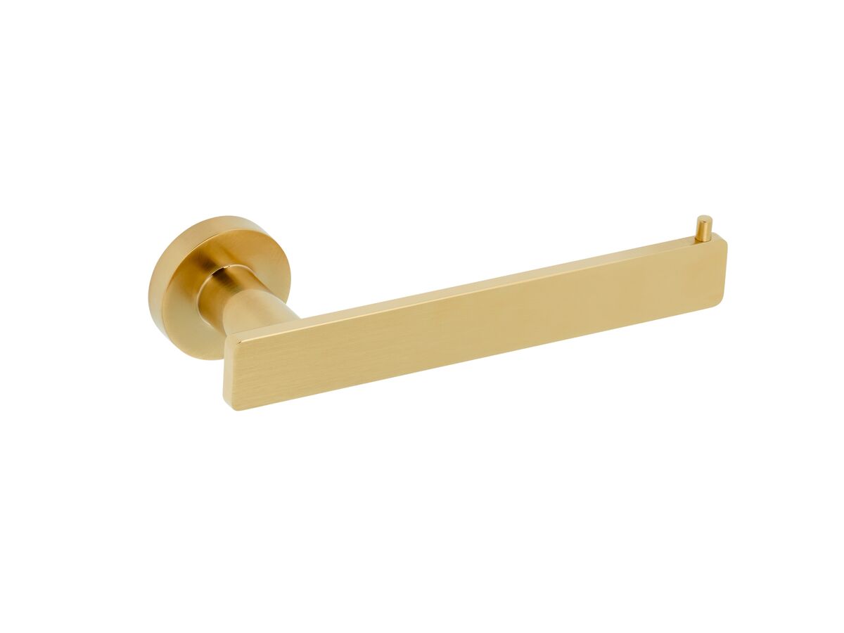 reece Milli Marle Edit Straight Toilet Roll Holder Brushed Gold