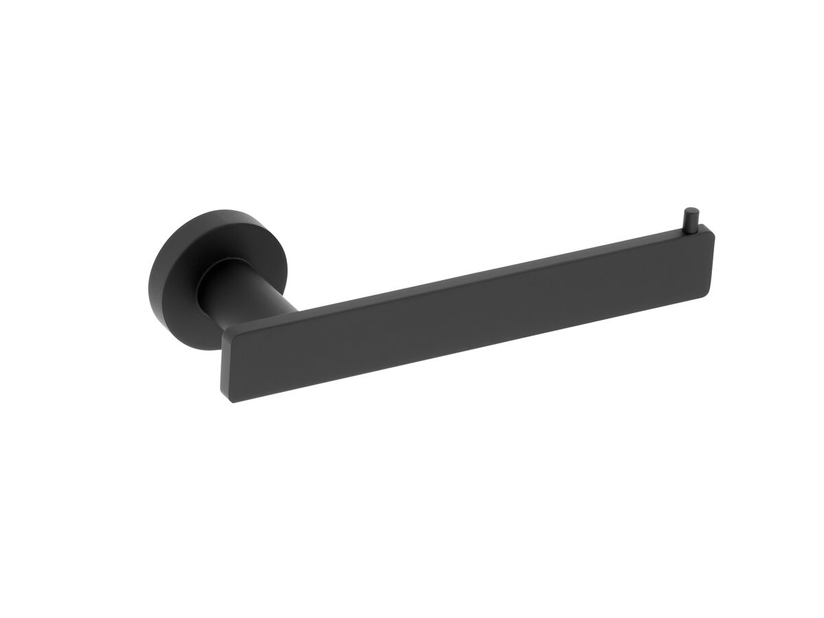 reece Milli Marle Edit Straight Toilet Roll Holder Matte Black