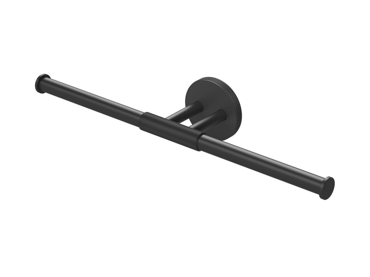 reece Milli Marq Edit Double Toilet Roll Holder Matte Black