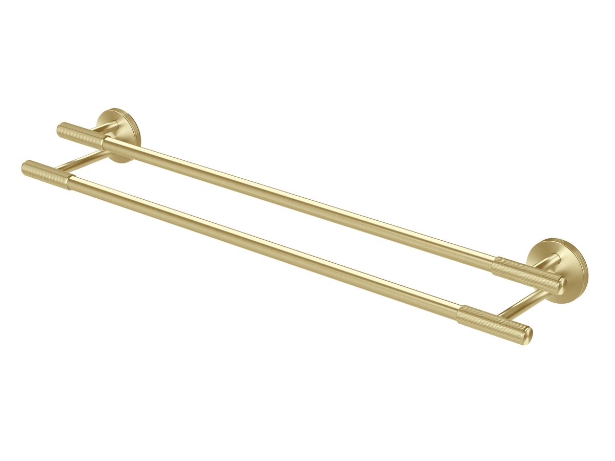 reece Milli Marq Edit Double Towel Rail 600mm Brushed Gold